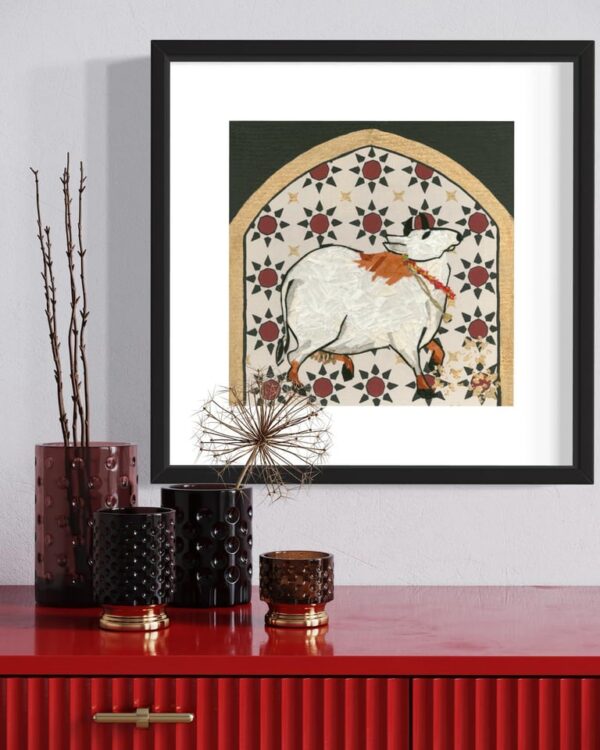 The Cow between the Stars Print