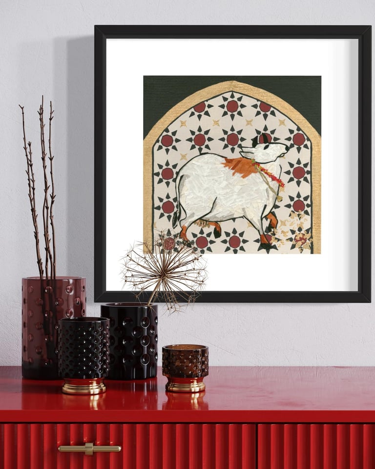 The Cow between the Stars Print - Image 2