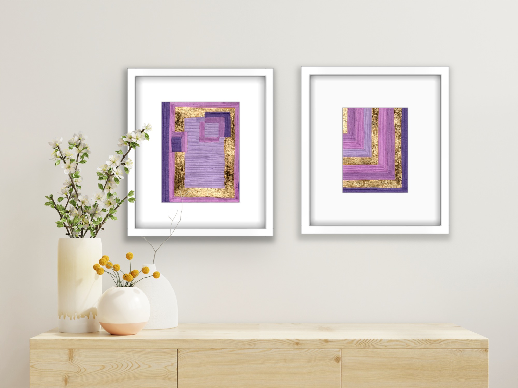 Abstract Purple